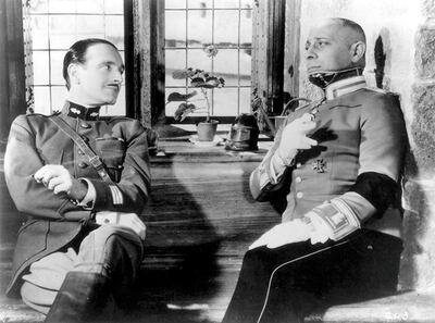 Erich von Stroheim and Pierre Fresnay in La grande illusion (1937) Courtesy: Rialto Pictures.