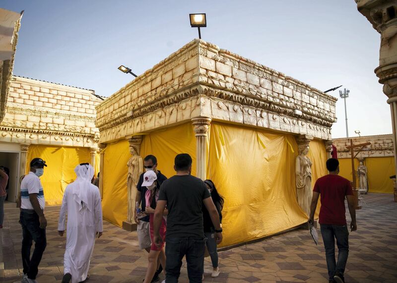 DUBAI, UNITED ARAB EMIRATES. 25 OCTOBER 2020. 
Global Village celebrates it’s 25th season this year.
(Photo: Reem Mohammed/The National)

Reporter:
Section: