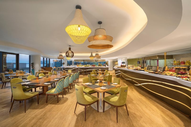 <p>The all-day dining restaurant Vibes has a la carte and buffet options. Courtesy The Retreat Palm Dubai MGallery by Sofitel