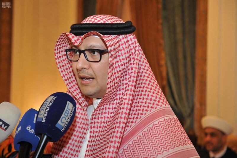 Saudi Arabia's ambassador to Lebanon, Waleed Bukhari, said Hezbollah poses a threat to Arab security. SPA