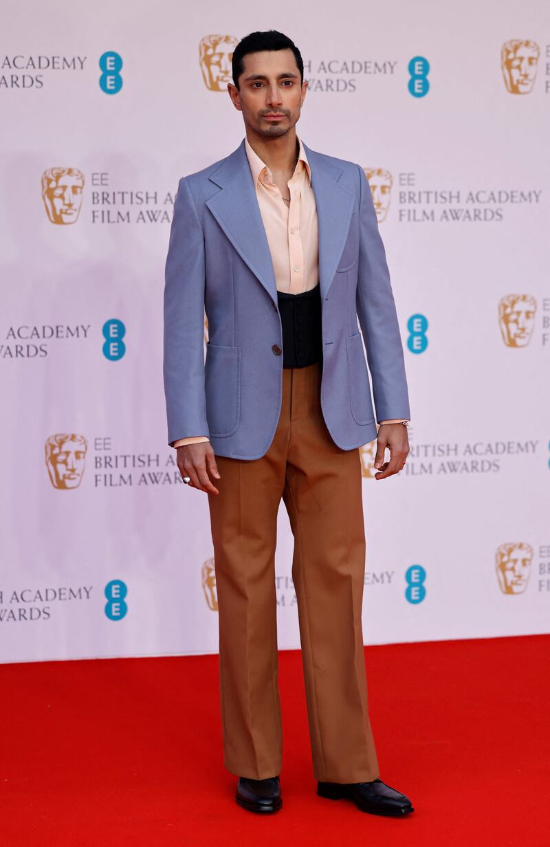 British actor Riz Ahmed, wearing clashing Gucci pieces. AFP