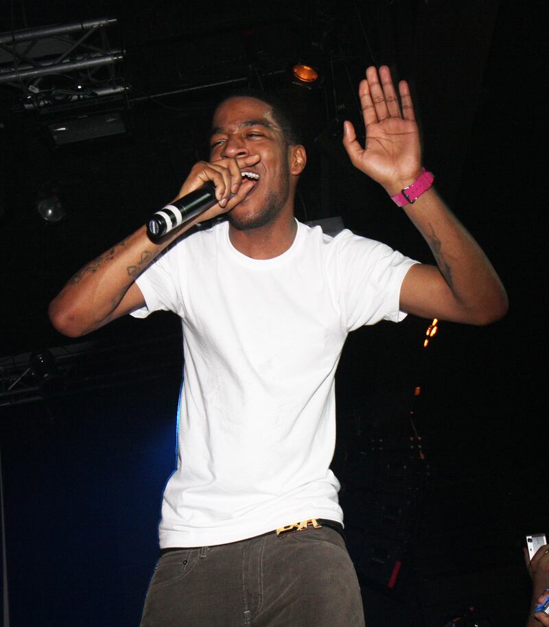 Kid Cudi at the Highline Ballroom in New York City in 2008. Getty Images 