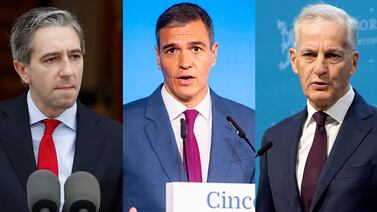 Taoiseach Simon Harris, Spanish Prime Minister Pedro Sanchez and Norway's Prime Minister Jonas Gahr Store have revealed their nations will recognise a Palestinian state. PA / Reuters