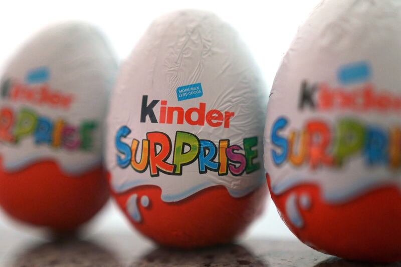 Kinder Surprise eggs.. PA
