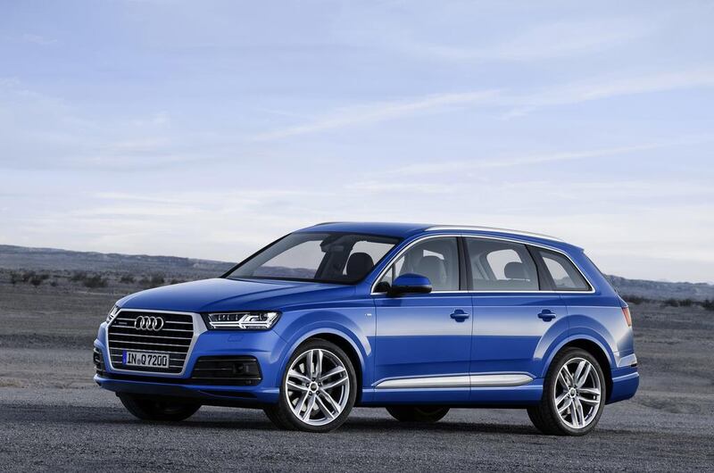 The new Audi Q7 produces 333hp from a supercharged 3.0L V6, and at almost two tonnes, it’s lighter than the original. Courtesy Audi