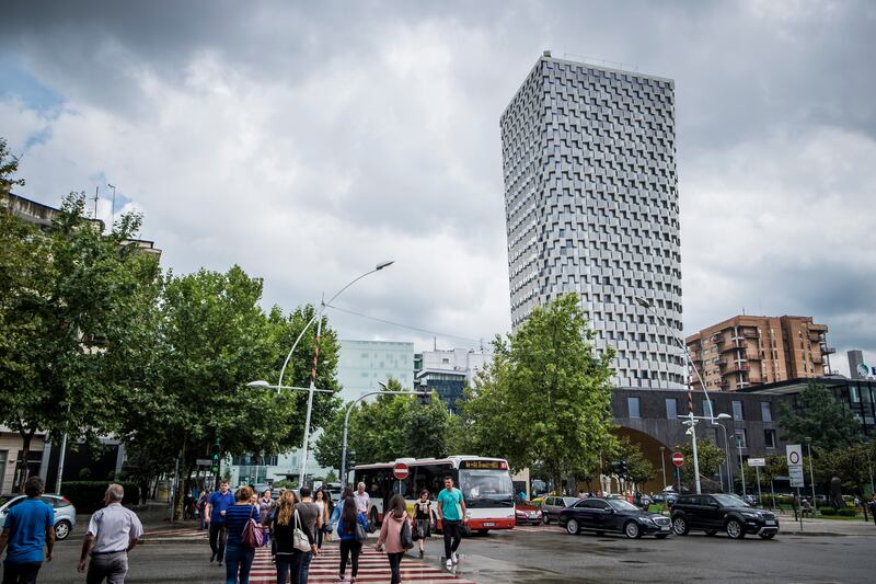 A street in Tirana, the capital of Albania. Getty