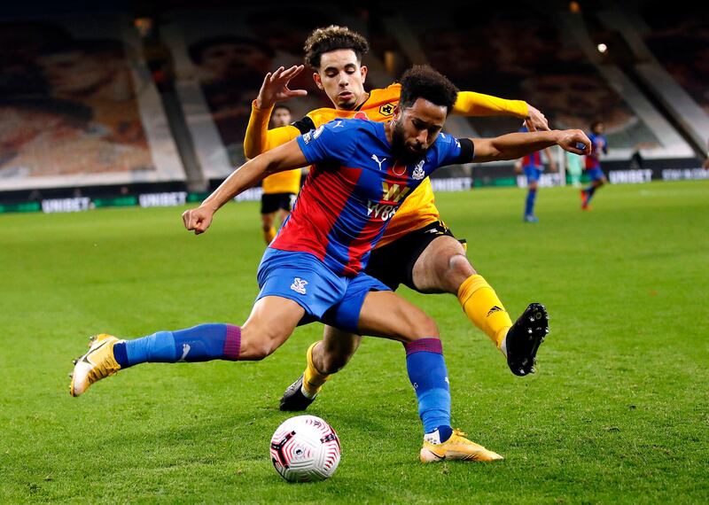 8) Andros Townsend (Crystal Palace) 45 crosses in 8 games. PA
