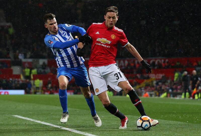 Centre midfield: Nemanja Matic (Manchester United) – Scored one goal, made another and was the only United player praised by Jose Mourinho after the win over Brighton. Alex Livesey / Getty Images