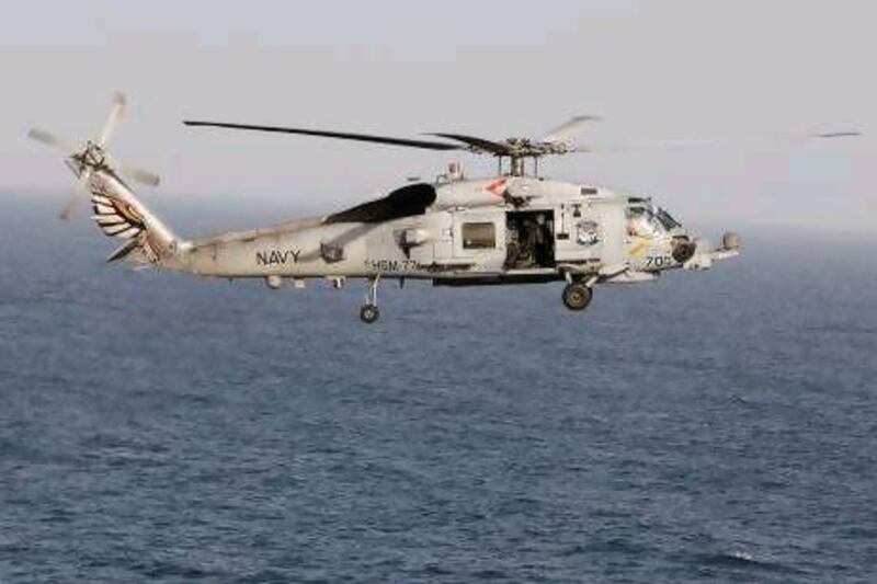A Sikorsky SH-60 Seahawk. Reuters