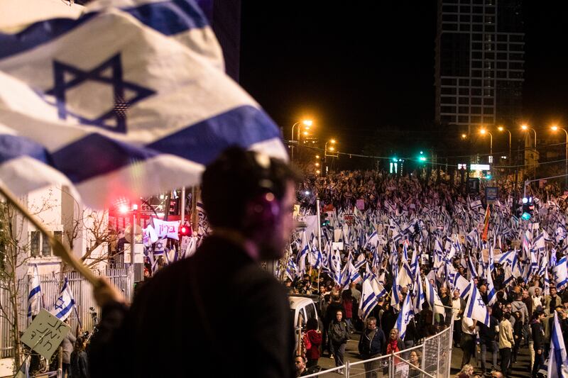 Saturday's protests could be the largest in Israel's history. Getty