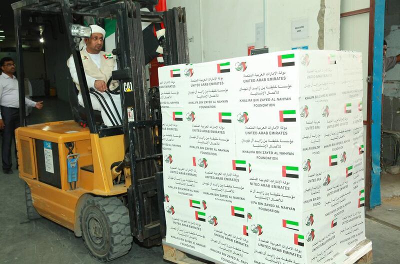 Two relief planes containing relief aid have been sent to the Socotra Islands from the UAE. Wam