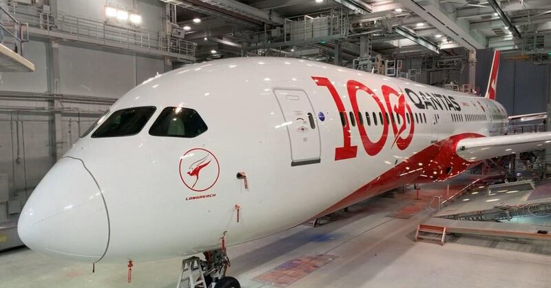 Qantas flew into the unknown with an ultra long-haul flight from New York to Sydney in October 2019. Image courtesy Qantas