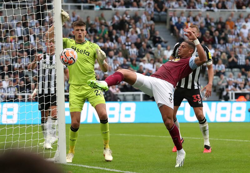 Diego Carlos (McGinn 64') - 4. Brought on to help shore up the visitors’ backline, the defender couldn’t prevent the late Newcastle goal fest. Should have got a header on target in the 74th minute. Reuters