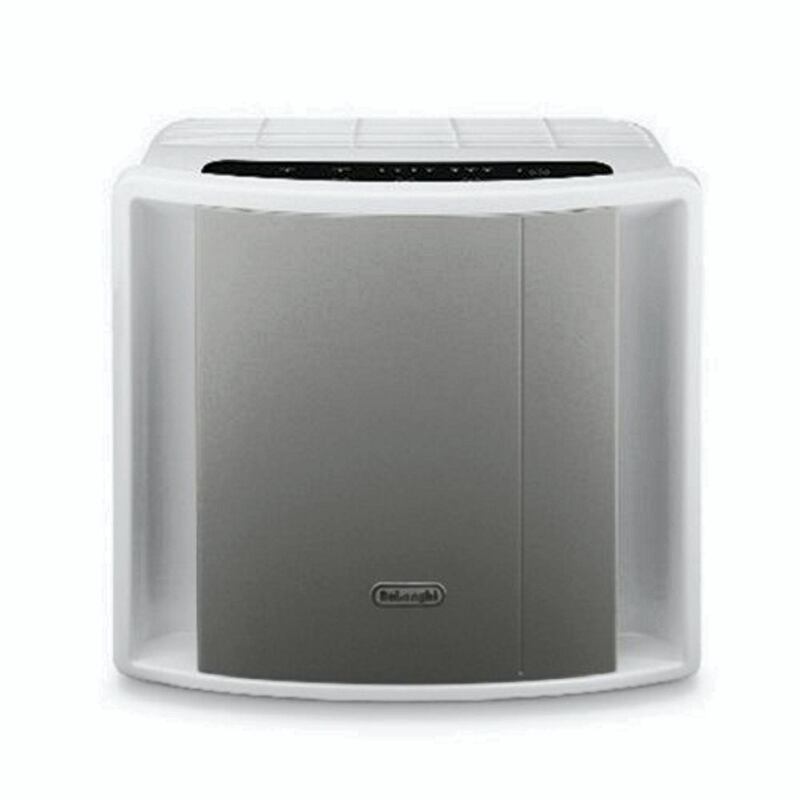 De'Longhi compact air purifier 4 level filtration and ioniser AC150, 65 W - white/grey, Dh1,699, amazon.ae