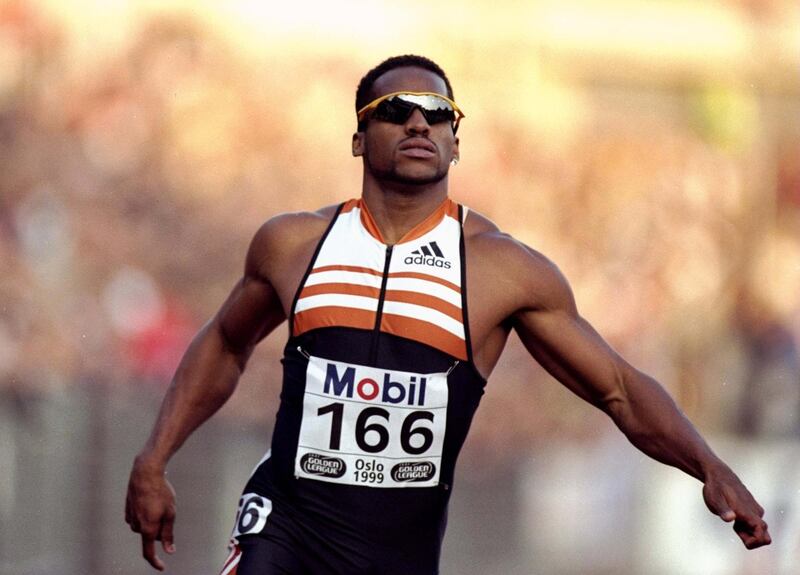 30 Jun 1999:  Ato Boldon of Trinodad and Tobago in action during the 200m at the IAAF Golden League Series Mobil Bislett Games at the Bislett Stadium in Oslo, Noway. \ Mandatory Credit: Clive Mason /Allsport / Getty Images