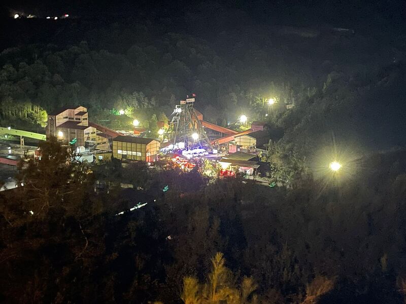 Ambulances and firefighters arrive at the scene. Getty Images