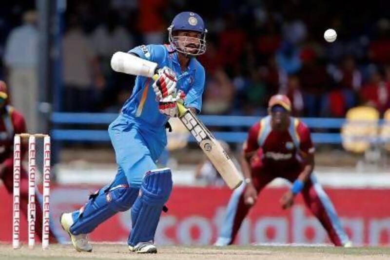 Shikhar Dhawan put India on the front foot straight away with a knock of 69. Andres Leighton / AP Photo