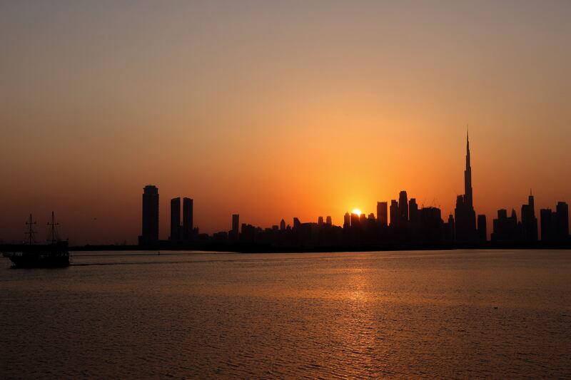 The UAE economy continues to make a strong recovery from the coronavirus-induced slowdown. AFP