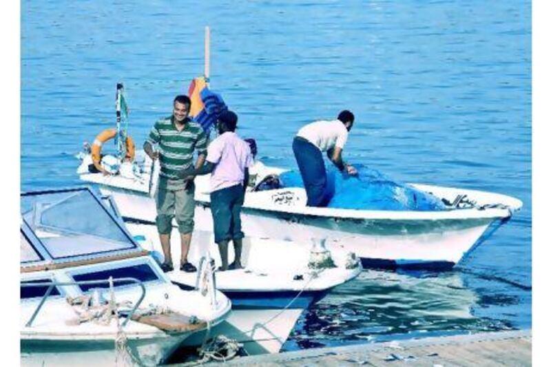 Kuwaiti fisherman in Fahaheel, Kuwait: the decline in fish stocks has become so severe that the government is considering a two-year ban on all fishing in Kuwaiti waters.
