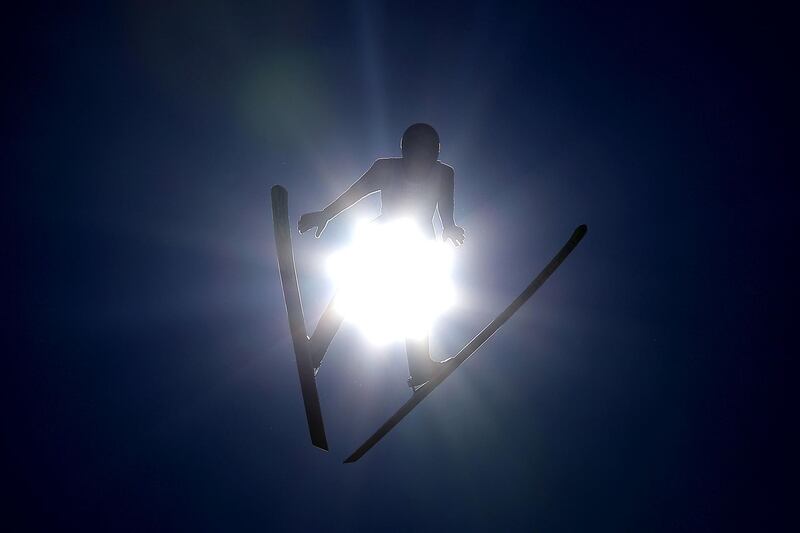 Vinzenz Geiger of Germany competes at the FIS Nordic World Ski Championships in the southern German town of Oberstdorf. Getty