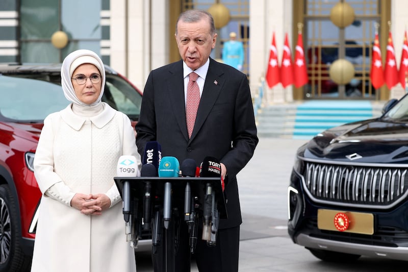 Mr Erdogan says he expects to see the cars worldwide, not just in Turkey