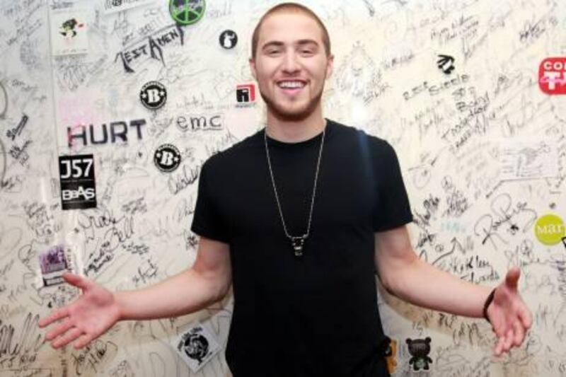NEW YORK - AUGUST 05: Singer Mike Posner visits SIRIUS XM Studio on August 5, 2010 in New York City.   Astrid Stawiarz/Getty Images/AFP