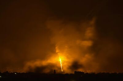 Israel, which has bombarded Gaza in its war against Hamas, does not confirm or deny whether it has nuclear weapons. AFP 
