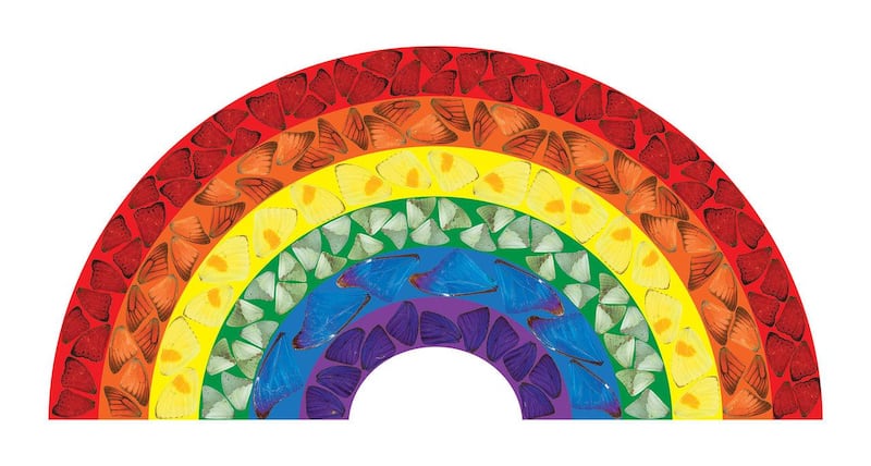 'Butterfly Rainbow' by Damien Hirst / via damienhirst.com