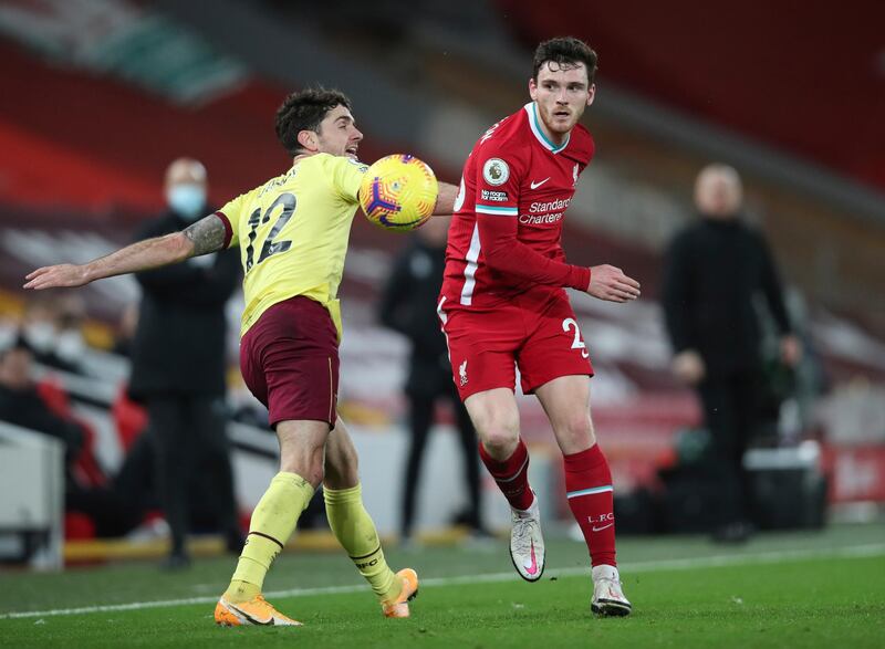 Andrew Robertson - 5: The Scot tested Pope at the near post with a stinging shot and was eager to get forward. However, too many of his crosses were aimless and easy to deal with for the defence. A{