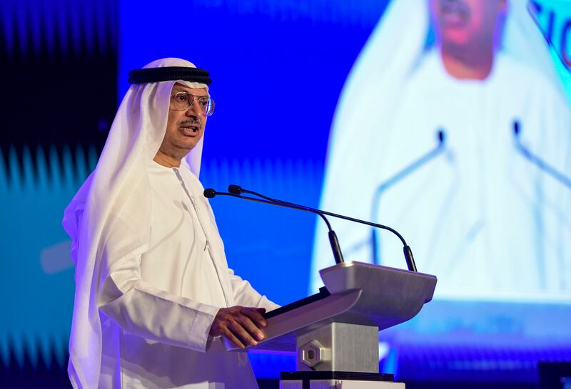 Dr Anwar Gargash, diplomatic advisor to the UAE President, told the Abu Dhabi Strategic Debate on Monday that a 'policy of containment' imposed on Palestinians had failed. Khushnum Bhandari / The National