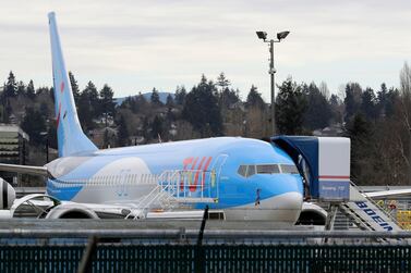 TUI has seen its Boeing 737 Max fleet grounded, hitting earnings for the travel company. AP 