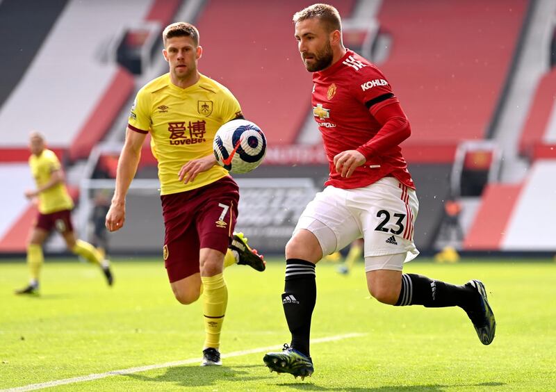 Luke Shaw - 6. Not up to his usual standards in the first half against a well-organised Burnley side who have an excellent record at Old Trafford, but an attacking threat throughout who is confident enough to try risky passes. EPA