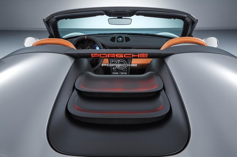 The 911 Speedster Concept coincides with Porsche's 70th anniversary of producing road cars. Porsche