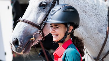 Noor Slaoui says 'you need a very special bond with your horse' to succeed in eventing. Mxmid