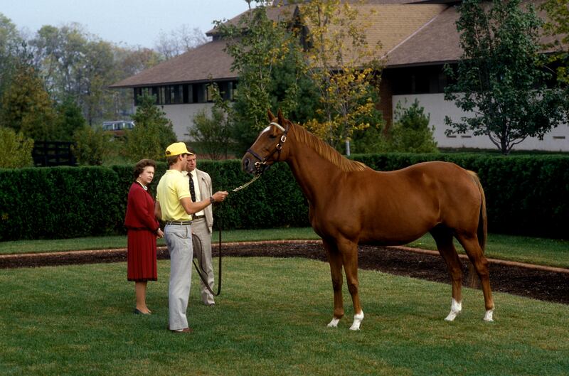 Queen Elizabeth visited Kentucky several times on visits to the US. Getty Images