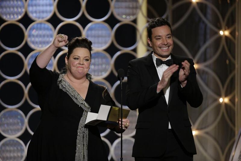 Melissa McCarthy and Jimmy Fallon. Reuters