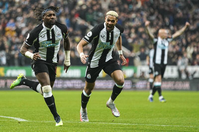 Dec 27, 2021: Newcastle 1 (Saint Maximin 7') Manchester United 1 (Cavani 71'). Howe said: "I can't praise the players enough. We deserved to win and you're left with the horrible feeling of not getting what you deserve. We are capable of beating anybody." PA 