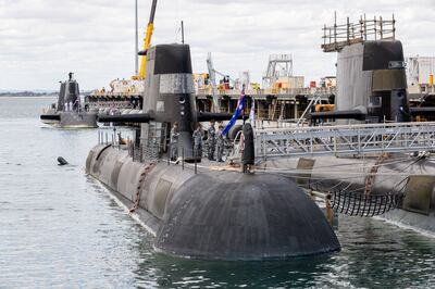 Stirling Royal Australian Navy base in Perth. Under Aukus, the country acquired a number of nuclear-powered submarines. EPA