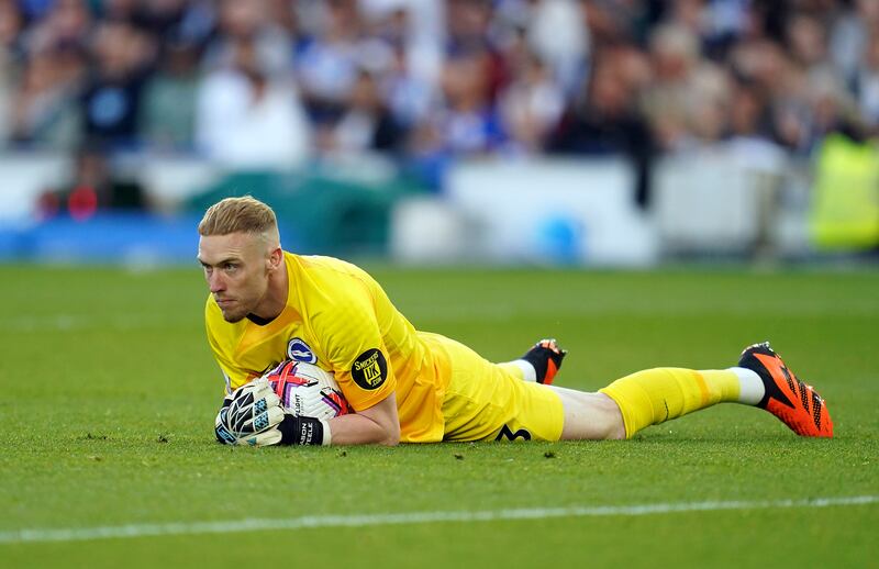 BRIGHTON PLAYER RATINGS: Jason Steele - 6. Came out on top when he was faced one-on-one with Haaland in the 22nd minute. Could do little about Foden’s goal. PA