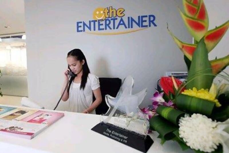 The Entertainer, a home-grown success story, is to write a new chapter overseas after selling half the company in a multimillion-dollar deal. Randi Sokoloff / The National
