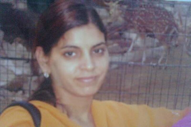 Bala Kava, 28, who was also known as ÒLucky" was murdered during a robbery on December 15, 2011 in Sharjah, UAE. Her family is urging police to expedite the investigation in order for the family to perform final rites in India. Police arrested two men in connection with the case. (Handout photo provided by family)