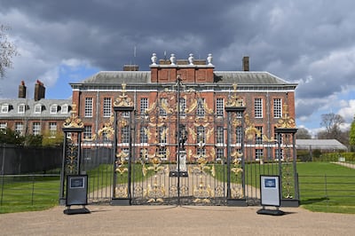 The main entrance to Kensington Palace. Getty