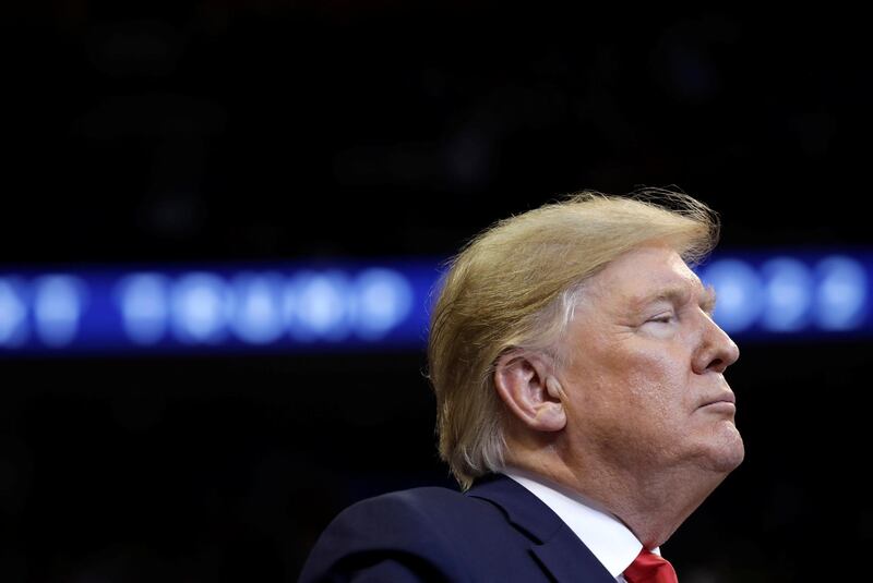U.S. President Donald Trump holds a campaign rally in Sunrise, Florida, U.S., November 26, 2019. REUTERS/Yuri Gripas