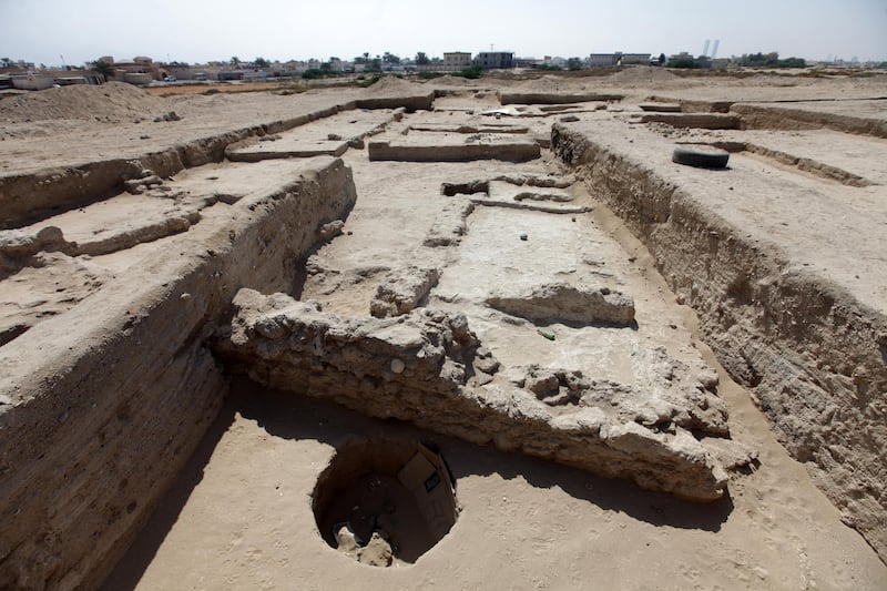 UAE - RAK- Oct 19 - 2010:  The excavations of the medieval city of Julfar in Ras Al Khaimah. ( Jaime Puebla - The National Newspaper )