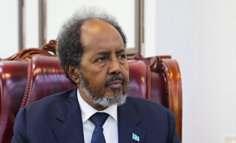 Somalia's President Hassan Sheikh Mohamud.  Reuters