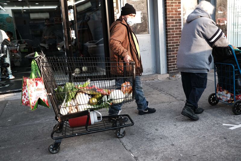 A weekly food distribution project in a Brooklyn community in New York City provides between 500 to 600 people with fresh vegetables, fruit and other items. More than 13. 8 million US households were described as food insecure in 2020. Inflation and job insecurity due to the coronavirus pandemic have contributed to the issue. AFP