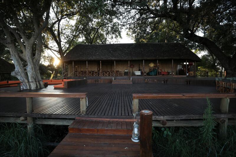 The exclusive Mapula Lodge is seen in the Okavango Delta, Botswana Reuters