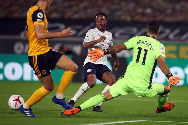 Raheem Sterling. 7 - Looked sharp on his first league outing of the season, and opened his assist account with a tidy pass for Foden to finish for 2-0. EPA