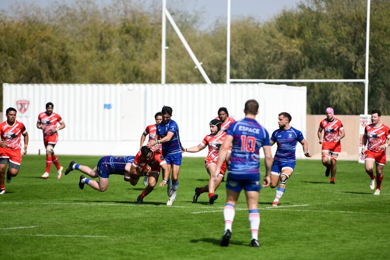 Dubai Tigers take on Jebel Ali Dragons in the West Asia Premiership.