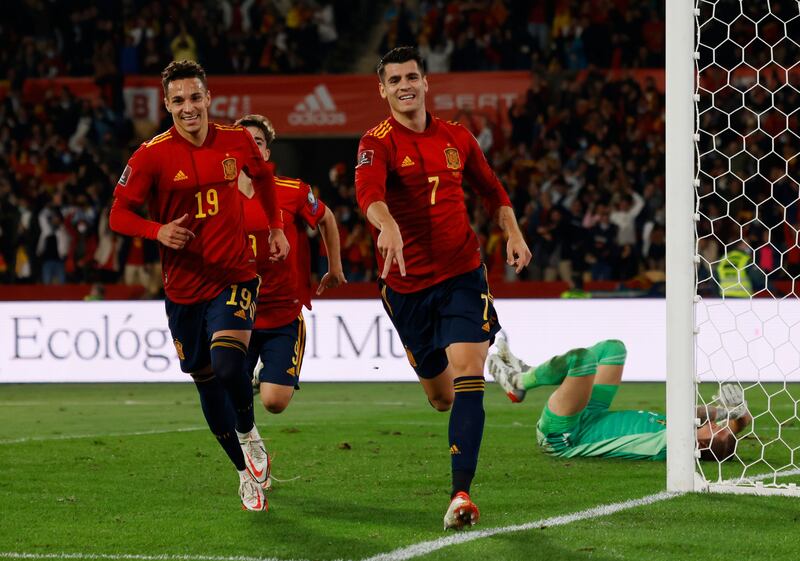November 14, 2021. Spain 1 (Morata 86') Sweden 0: Alvaro Morata's late goal secured Spain's spot in the Qatar finals and condemned Sweden to what would be a doomed bid to qualify via the play-offs. The Spaniards maintained their run of reaching every World Cup since 1974. Luis Enrique said:  "I’ve felt much more pressure in this last few games than in the Euros or Nations League. It’s taken a 100 kilo rucksack off my back." Reuters